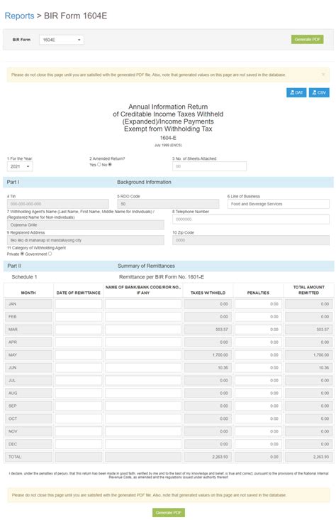 alpha list bir|BIR Form 1604Ev2018 .
